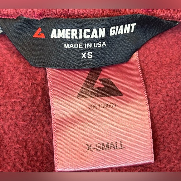 NEW American Giant Unisex American Vintage Sweatpant in Tibetan Red, Size XS - Picture 12 of 15